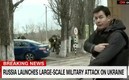 El reportero Matthew Chance presenció la invasión rusa.