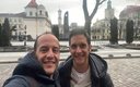 Lluís Cortes y Jordi Escura en Lviv. (@Llcortes14)
