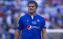 Carlos Hermosillo durante un partido de leyendas de Cruz Azul. (MexSport)