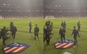 Cristiano Ronaldo en su última visita al estadio del Atlético de Madrid. (Capturas)