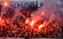 Los fanáticos serbios alentaron a los rusos en su invasión. FOTO: AFP.