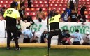 Así fue el momento de la agresión.