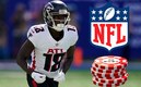 Calvin Ridley, jugador de Atlanta Falcons en la NFL. (AP)
