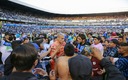Aguerre intentó calmar a los aficionados de Gallos. (Imago7)