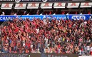 La barra del Atlas en el partido ante Gallos. Foto: Imago