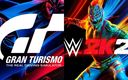 Dos de los grandes títulos que estarán disponibles los próximos días. (Gran Turismo y WWE 2K)