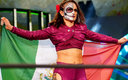 Thunder Rosa, luchadora mexicana de AEW nacida en Tijuana. (Foto de AEW)
