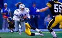 Deion Sanders ganó dos veces el Super Bowl en la NFL. (AP)