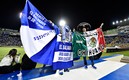 Aficionados de El Salvador y México en el partido de Eliminatorias Mundialistas para Qatar 2022. (IMAGO7)