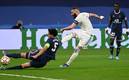 Benzema fue la gran figura de la semana en la Champions League (Foto AFP)