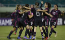 Las jugadoras celebraron en el campo el pase | MEXSPORT