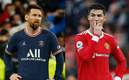 Messi y CR7 no han podido destacar en la temporada 2021-22 (Reuters)