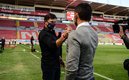 Hernán Cristante junto a Jaime Lozano. (FOTO: Mexsport)