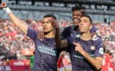 Eran Zahavi anotó el gol de la victoria. (AFP)