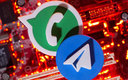 Existen tres formas para usar tus stickers de Telegram en WhatsApp (Reuters)