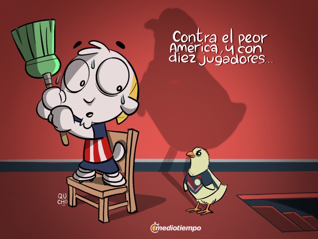 ¿Pollito? Un endeble América le sacó un susto a Chivas