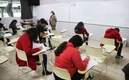 Alumnos contestando su examen de admisión. (Milenio)