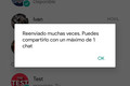 WhatsApp limitará los mensajes reenviados  a grupos (Foto: WhatsApp)
