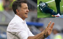 Juan Carlos Osorio, en la polémica por un pisotón a un jugador. (Mexsport | Twitter)