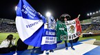 Aficionados de El Salvador y México en el partido de Eliminatorias Mundialistas para Qatar 2022. (IMAGO7)
