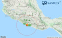 El sismo tuvo epicentro en Coyuca de Benítez, Guerrero. (FOTO: @SASMEX)