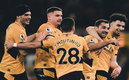 Wolves festeja con Raúl Jiménez. (Foto: Wolves)