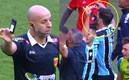 Lucas Silva, jugador de Gremio, fue agredido con un clelular (Captura Twitter)