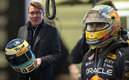 Mika Hakkinen fue señalado por Checo Pérez. (Fotos: AFP e Instagram f1mikahakkinen)