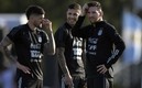 Messi ha estado entrenando con Argentina con normalidad. FOTO: AFP.