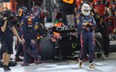 Los Red Bull no pudieron terminar el GP de Bahréin. FOTO: AFP.