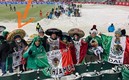 Don Ismael en el juego de Canadá vs México. (Cortesía de Ismael Ureña)