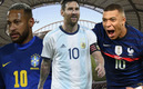Messi, Neymar y Mbappé son algunos de los cracks que estarán en Qatar 2022. (Reuters y AFP)