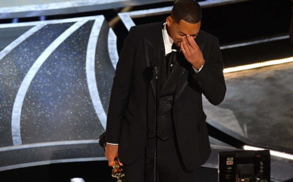 Smith lloró al recibir el premio.