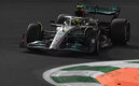 Hamilton no pudo tener una buena carrera.