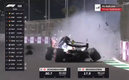 Así fue el accidente del piloto alemán. (captura de pantalla)