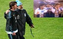 Lionel Messi y Diego Maradona fueron compañeros de equipo en un partido amistoso. (Mexsport)