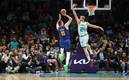 Nikola Jokic fue la figura en la victoria de los Nuggets (Foto AFP)