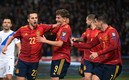 La Roja se llevó el triunfo gracias al gol de Pablo Sarabia. FOTO: AFP.