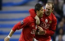 Rooney y CR7 juntos en el United. (Reuters)