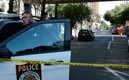 La policía resguarda la zona donde ocurrió el tiroteo. Foto: AFP