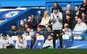 Tuchel dando órdenes en un duelo de Premier League. (Reuters)