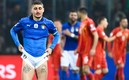 Italia cayó ante Macedonia hace unas semanas y con ello quedó fuera de Qatar 2022. FOTO: AFP.