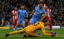 Oblak estuvo activo, pero fue superado | AFP
