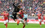 Thomas Mueller vs el Friburgo. (FOTO: AFP)