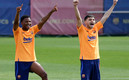 Ansu Fati en el entrenamiento del FC Barcelona. (FOTO: FC Barcelona)