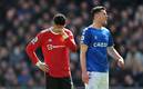 Cristiano Ronaldo se disculpó por su mala actitud al terminó del duelo ante el Everton (Foto Reuters)