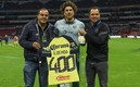 Cuauhtémoc Blanco, Guillermo Ochoa y Santiago Baños. (MexSport)