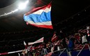 El Estadio del Atlético de Madrid fue sancionado por la UEFA. Foto: AFP
