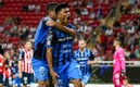 Gallardo celebra uno de los goles contra Chivas en el Akron. Foto: Imago7