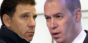 García Aspe y André Marín fueron compañeros en Fox Sports. (Mexsport)